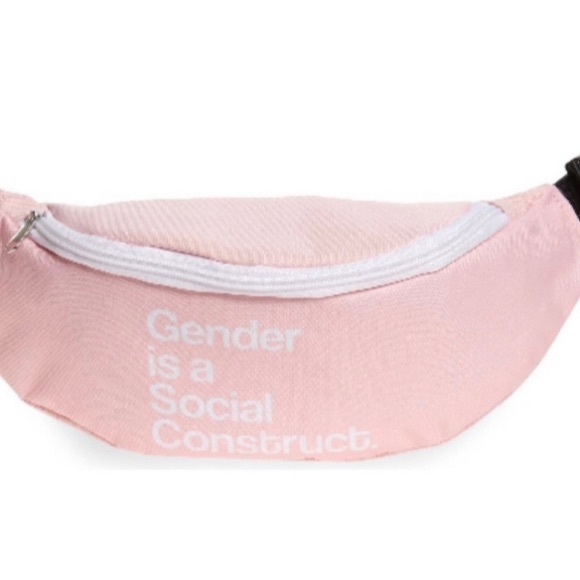 The Phluid Pink Gender is a Social Construct Fanny Pack - Picture 1 of 1
